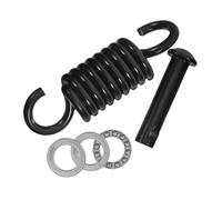 Milisten Kit de Suspension pour Chaise Hamac Ensemble de Ressorts et Accessoires de Fixation Robustes pour Balancelle Chaises Suspendues et Yoga Ressort Noir Pince Amortisseurs