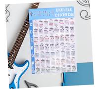 Milisten Kit Débutant Ukulélé avec Autocollants et Guide Manche Poster Pédagogique et Médiators pour Apprentissage Rapide et Pratique ou Groupe
