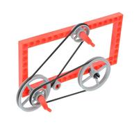 Milisten Kit Éducatif Engrenage et Poulie DIY pour Garçon Fille Scientifique Créatif Activité Manuelle Ludique pour Éveil et Apprentissage