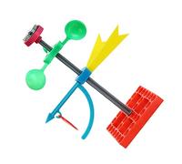 Milisten Kit Éducatif Scientifique DIY pour Garçon Fille Jeu Dassemblage Girouette Éolienne Stem pour Garçons et Filles Dès Ans Apprentissage Ludique des Sciences Lénergie Éolienne