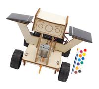 Milisten Kit Éducatif Solaire pour Garçon Fille Modèle de Voiture Spatiale DIY Scientifique à Assembler Stimulation de Observation Réflexion sans Pile pour Éveil et Sciences