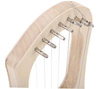 Milisten Kit Lyre Harp Cordes Bois Massif pour Débutants Instrument à Cordes Diy Sonorité Polyvalente pour Musique et Décoration Artistique Unique