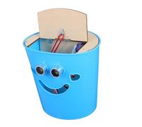 Milisten Kit Poubelle Intelligente à Capteur Automatique DIY avec Ouverture sans Contact Technologie Tactile Éducatif Stem pour Garçon Fille Projet Scientifique et Apprentissage Pratique