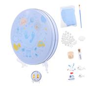 Milisten Kit Souvenir D'empreintes De -né Moule De Naissance Kit Pratique Facile à Utiliser En Plastique Pour Garder Souvenirs Des Parents 1 Set