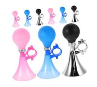 Milisten Klaxon de Vélo Rétro pour Garçon et Filles 9 Pièces Son Puissant à Air Comprimé Couleurs Argenté Bleu Rose Compatible Trottinettes Draisiennes Alerte Sécurité Extérieure