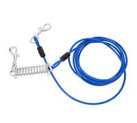 Milisten Laisse pour Chien avec Câble Attache Et Piquet Conception à Absorption De Chocs pour Chiens Moyens Et Grands Idéale pour Extérieur Et Camping avec Crochets Pivotants Inoxydable