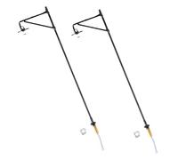 Milisten Lampadaires Miniatures 2Pcs pour Jardin Décoration de Maison de Poupée Échelle 1:50 Modèle de Lampe de Jardin Décoration Miniature Accessoire DIY