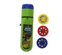 Milisten Lampe de Poche Projecteur Dinosaure Éducatif Interactif pour Garçon Fille Jeu de Projection avec Cartes Amovibles pour Développement Cognitif et Coordination Main-œil