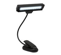 Milisten Lampe de Pupitre à Pince LED Rechargeable USB Lampe de Lecture Réglable pour Partitions 10 LED Lumière Blanche Compatible Guitare et Piano Éclairage Portable pour Musique et