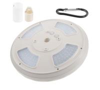 Milisten Lampe Solaire LED pour Mât De Drapeau Éclairage Pratique Extérieur Imperméable pour Jardin Et Cour Blanc