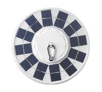 Milisten Lampe Solaire pour Mât Drapeau avec LEDs Éclairage de Nuit Étanche pour Poteaux de Drapeau Lumière Solaire Pratique et Durable