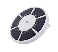 Milisten Lampe Solaire pour Poteau de Drapeau LEDs Éclairage Pratique et Utile pour Extérieur avec Crochet Blanc