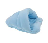 Milisten Lit-Grotte Peluche pour Animaux Lit Lavable pour Chat Abri pour Hamster Maisonnette Portable pour Cochon Cachette Douce pour Lapin