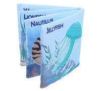 Milisten Livre de tissu cognitif livres bébé 0-6 mois livre en tissu pour le développement précoce livre en tissu pour bébé livre en tissu pour l'éducation préscolaire chiffon Ciel bleu