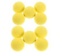Milisten Lot de 10 Balles D’entraînement de Golf en Mousse Eva Jaune - Balles Souples Anti-Stress pour Practice Intérieur et Jardin - Accessoires Golf Sécurisés pour Débutants