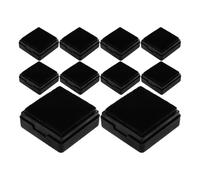 Milisten Lot de 10 Boîtes de Présentation de Pierres Précieuses en Plastique Transparent avec Couvercle, Organisateur Multifonctionnel avec Rembourrage Protecteur, pour Collectionneurs de