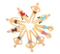 Milisten Lot de 10 Figurines Miniatures de Plage 1/75 en Plastique Mixte, Modèles Humains en Maillot de Bain Colorés, Décorations pour Micro-paysages, Scènes de Plage et Couleur Aléatoire