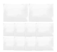 Milisten Lot de 10 Pochettes Transparentes A4 23 X 32 Cm en Polypropylène Rigide, Porte-documents Multifonction pour Bureau et Études, Dossiers de Classement pour Documents et Papiers