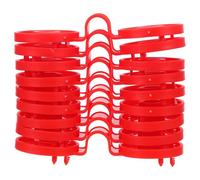 Milisten Lot de 100 Pinces Rondes en Plastique Rouges pour Toile D'ombrage Clips Résistants aux Intempéries, Fixation Sécurisée pour Filets de Jardin et Auvents de Protection Solaire