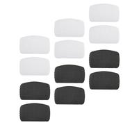 Milisten Lot de 12 Patchs Auto-adhésifs en Mesh pour Réparation Talonnette de Basket, Doublure de Talon Respirante, Patchs Anti-frottement Imperméables pour Chaussures de Sport et