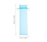 Milisten Lot de 12 Pochettes en Organza Cordon de Serrage pour Éventails Pliables 6X26 CM Paquet Présent Léger et Réutilisable Assortiment 4 Couleurs pour Rangement et Transport