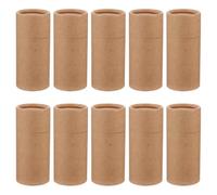 Milisten Lot de 15 Boîtes en Papier Kraft Rondes 50 Ml Boîtes à Thé Multifonction Pratiques et Épaisses Accessoires de Conservation Cuisine et Maison