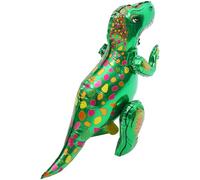 Milisten Lot de 2 Ballons en Aluminium de Dinosaure Vert 53X64 CM Ballons Gonflables Dinosaures pour Décoration de Fête d'Anniversaire Garçon et Filles Accessoires de Fête Créatifs