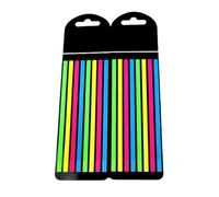 Milisten Lot de 2 Bandes Fluorescentes Pet Professionnelles 10 Mm X 50 Mm, Marqueurs de Phrases pour Bureau, École et Maison, Outils de Lecture et Surlignage Pratiques et Visibles