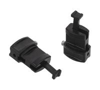 Milisten Lot de 2 Boucles Métalliques de Remplacement pour Poignée Télescopique de Valise Grand Format, Clips de Verrouillage Robustes pour Bagages, Accessoires de Réparation Compatibles