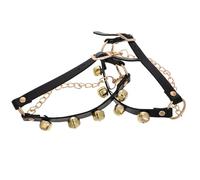 Milisten Lot de 2 Clochettes Décoratives Argentées pour Chaussures et Bottes, Grandes Cloches à Main Suspendues, Accessoire Festif pour Noël et Fêtes de Famille, Décoration Intérieure