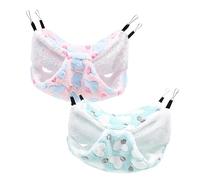 Milisten Lot De 2 Hamacs pour Hamster Jouets pour Chinchilla Jouets pour Hamster Hamac pour Rat Hamac pour Animaux De Compagnie Nid Suspendu pour Petits Animaux Hamac pour