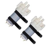 Milisten Lot de 2 Mini Pompes à Membrane 6-12 V pour Aquarium Pompe Submersible Basse Tension Silencieuse de Circulation d'Eau Aquarium Accessoires Usage Domestique et Bureau