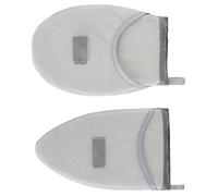 Milisten Lot de 2 Moufles de Repassage Vapeur Gris, Grosse Taille, Protection Anti-vapeur Boucle pour Doigts, Matériau Résistant la Chaleur, Accessoires Pratiques pour Défroisseur Vapeur