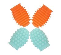 Milisten Lot De 2 Paires D'Amortisseurs Pour Baguettes De Batterie Accessoire Pour Instruments De Musique Outil D'Entraînement Pour Baguettes Sourdine De Batterie Manchons