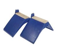Milisten Lot de 2 Perchoirs pour Pigeons en Bois et Plastique, Support D'entraînement Sécurisé pour Oiseaux et Perroquets, Aire de Jeux Multifonctionnelle pour Cage, Accessoire Essentiel