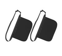 Milisten Lot de 2 Porte-Balles de Tennis et Pickleball Réglables en Filet Sacoche de Ceinture Noire Compacte pour Golf et Ping-Pong Rangement Portable Léger pour Entraînement Sportif en