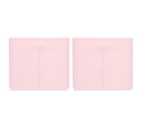 Milisten Lot de 2 Porte-Cotons à Ongles en Abs Rose, Boîtes de Rangement Compactes pour Outils de Nail Art, Organisateurs Pratiques pour Disques Démaquillants, Accessoires Nail Art et