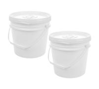 Milisten Lot de 2 Seaux à Lingettes Humides en Plastique avec Couvercle Hermétique Capacité 4L Portable pour Voiture et Salle de Bain Boîte de Rangement Pratique pour Lingettes Bébé et