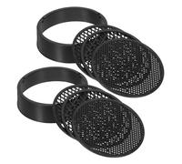 Milisten Lot de 2 Set de Sets de Tamis de Jardinage 8 Pièces Plastique Résistant Maille Fine Outil de Tamisage du Sol Filtre à Pierre de Sable Kit Jardinage Pratique pour Compost et