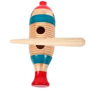 Milisten Lot De 2 Sets De Instruments De Percussion Guiro En Bois De Poisson, Avec Baguettes, Adaptés Aux Débutants Et Garçon Et Filles, Instrument Musique Percussion Guiro Éducatif Et Ludique