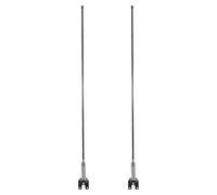 Milisten Lot de 2 Supports de Drapeau pour Moto - Support d'antenne pour mât de Drapeau - Accessoire pour Moto Tout-Terrain - de de sécurité pour décoration extérieure