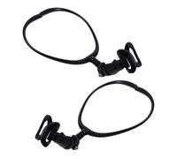 Milisten Lot de 2 Supports de Microphone de Cou Réglables pour Musiciens et Magiciens Porte-Micro Mains Pince Sécurisée Compatible Micro-Cravate Accessoire Scène Portable pour Spectacles