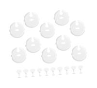 Milisten Lot De 20 Cache-prises Électriques Français Blanc, Protection Garçon Et Filles, Compatibles Prises Domestiques, Sécurité Maison Bureau Salon Chambre Salle De Bain La Cuisine