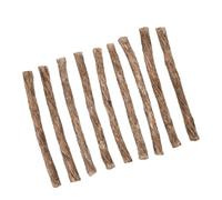 Milisten Lot de 20 Cordes d'Allumage en Chanvre Ciré Résistantes au Vent pour Cheminée Barbecue et Camping 10 Pièces par Sachet Pratiques et Compactes pour Feu de Camp en Plein Air