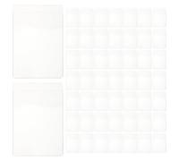 Milisten Lot de 24 Pochettes Plastiques pour Boutonnières - Pochettes Transparentes Carrées pour Cartes Et Fleurs - Sans Épingle - Idéales pour Mariages Et Bals de Promo