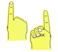 Milisten Lot de 3 Moufles à Claquer EVA Grosse Taille Légers et Écologiques Accessoires pour Fans de Concert et Fêtes Jouets Mains Colorés pour Ambiance Festive et Couleur Aléatoire