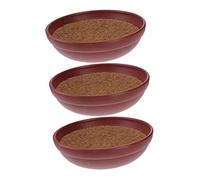 Milisten Lot De 3 Pigeonniers pour Oiseaux Pigeonniers Bols De Nidification pour Pigeons De Course Nids en Argile pour Perroquets Pigeons Cailles Cages À Pigeons Hamster Coussin