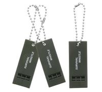 Milisten Lot De 3 Sifflets De Survie Puissants en Abs Sifflets D’Urgence Compacts Et Légers Multifréquence pour Randonnée Camping Navigation Et Activités De Plein Air