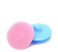 Milisten Lot de 4 Brosses à Shampoing en Silicone Manche Ergonomique, Brosse de Massage Confortable pour Cheveux Fins et Fragiles, Bain Coiffage Couleur Aléatoire