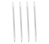 Milisten Lot De 4 Inserts De Chauffage À Quartz pour Four De Torréfaction Tube Chauffant À Quartz Élément Chauffant Électrique Tube De Remplacement Blanc